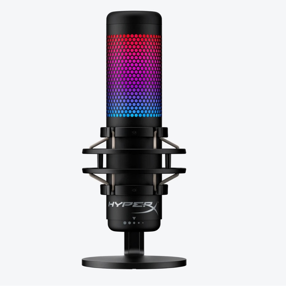 HyperX QuadCast S - USB Microphone - RGB Lighting